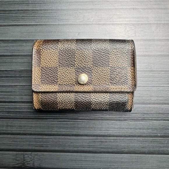 Louis Vuitton Damier Ebene Card Case - Picture 1 of 12